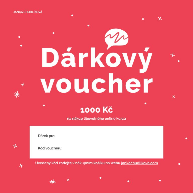 Dárkový voucher - 1000