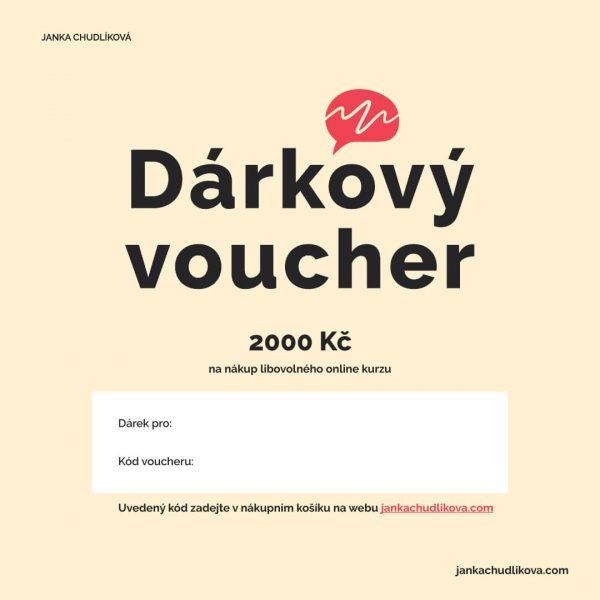 Dárkový voucher - 2000